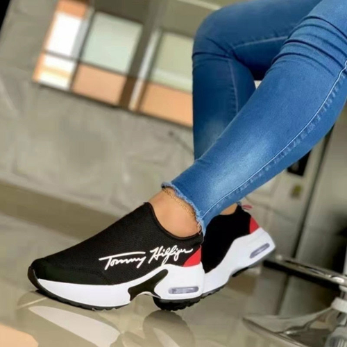 Flat Women Shoes Casual Breathable Wedges Ladies Walking Sneakers - Image 3