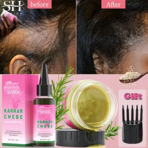100% Pure Natural Karkar Chebe Oil Batana Butter Hair Growth Oil