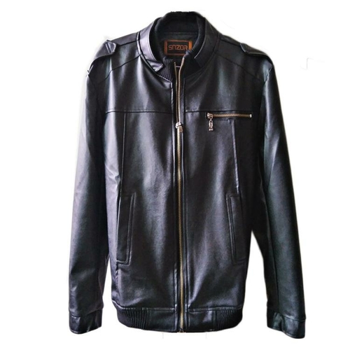 Mens PU Leather Jacket Fashion Coats for Male Business Wear Clothing - Image 6