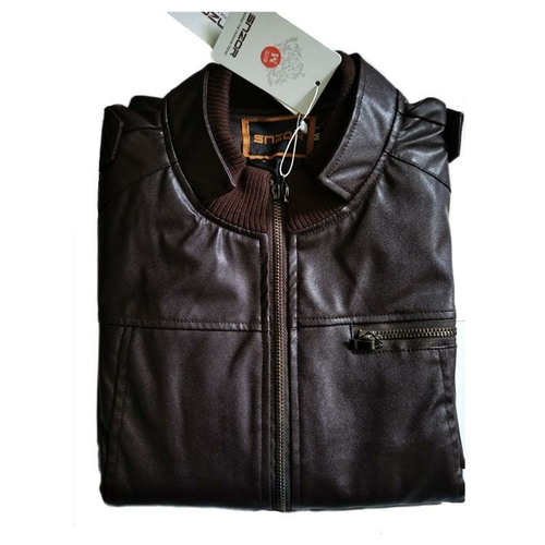 Mens PU Leather Jacket Fashion Coats for Male Business Wear Clothing - Image 7