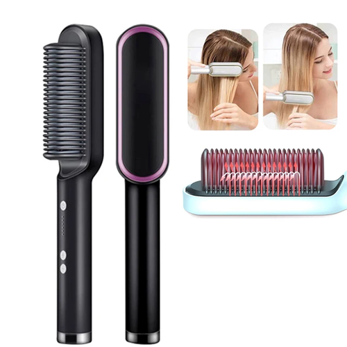 Professional Hair Comb Brush Beard Straightener Hair Straightener With - Image 6