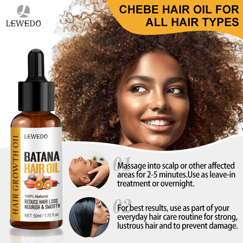 Lewedo Naturals Batana Oil Fast Hair Growth for Men Women Pure Batana - Image 5