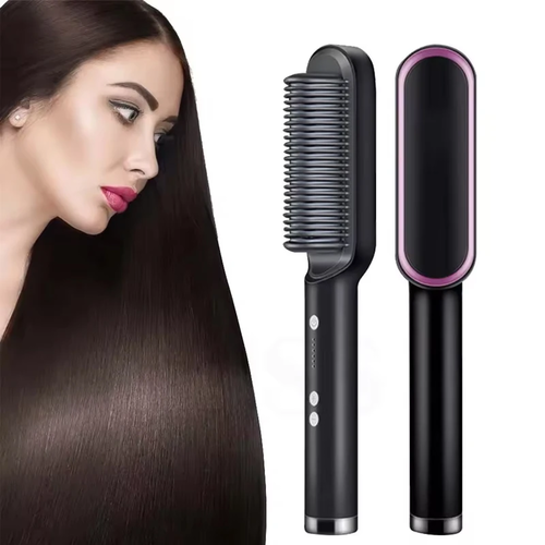 Professional Hair Comb Brush Beard Straightener Hair Straightener With - Image 4