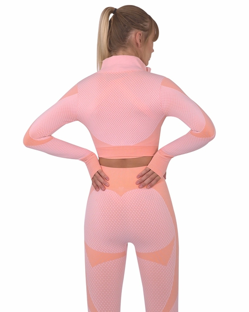 Trois Seamless Sports Jacket - Pink - Image 4