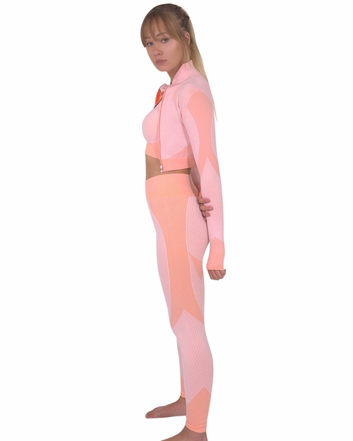 Trois Seamless Sports Jacket - Pink - Image 6